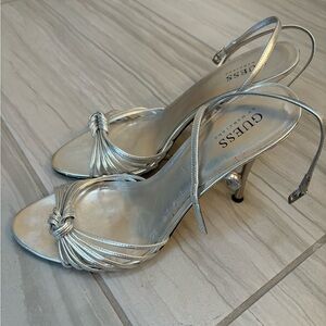 Guess high heel leather sandals